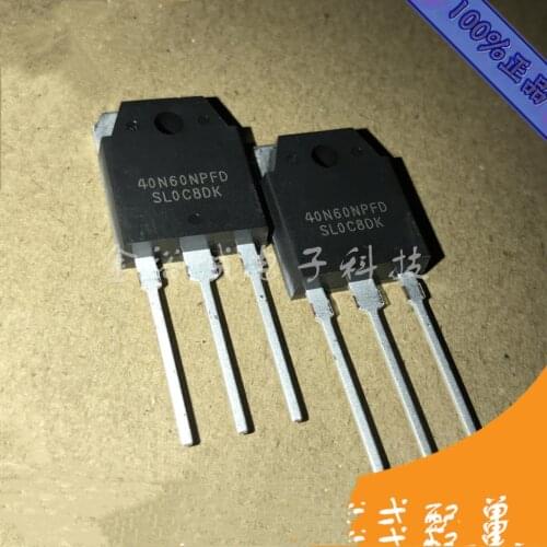 100% nuevo 50 pcs/lote SGT40N60NPFDPN 40N60NPFD 40N60 60N60FD1 60N60 SGT60N60FD1PN IGBT MOSFET TO-3P Transistor original