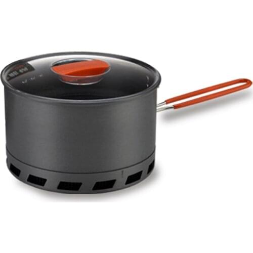 BuLin 2.1L Outdoor Camping Cookware Ultralight Outdoor Camping Cookware Pot Utensil Cooking Picnic Tool Single Pot