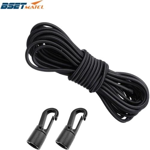 6mm Strong Elastic Rope Bungee Shock Cord Stretch String Tie Down DIY Jewelry Making Outdoor Project Tent Kayak Boat Backage