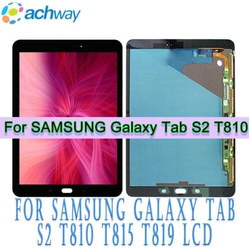 Test Working LCD For Samsung Galaxy Tab S2 T810 LCD Screen Display Touch Panel Digitizer Assembly Repair For Samsung T810 LCD