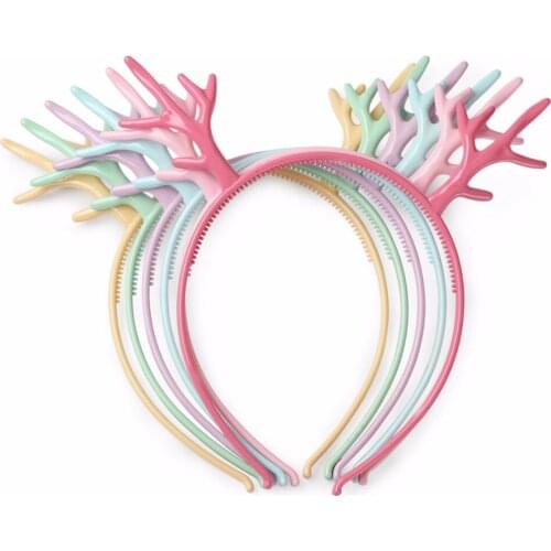 12PCS/Set , plastic hair hoop headbands girls cute headbands for holiday parties