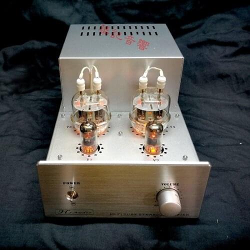 2 * 10W 6F2 + FU32 tube push-pull tube amplifier, frequency response 28HZ-20KHZ, output impedance 8, 4Ω