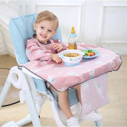 4 Colors Newborns Bib Table Cover Dining Chair Gown Waterproof Saliva Towel Burp Apron New Dropship