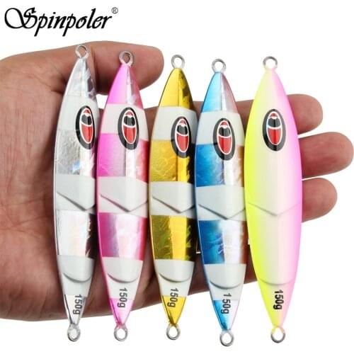 4Pcs Luminous Metal Jigging Lures Overweight 80g/120g/150g/200g/250g Slow Jig Ocean Bait for Deep Sea Fishing Tuna Saury