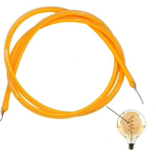 5pcs DC3V 2200K Warm 130mm 300mm Edison Bulb Filament Lamp Parts LED Incandescent Light 130mm 300mm Diodes Flexible filament DIY