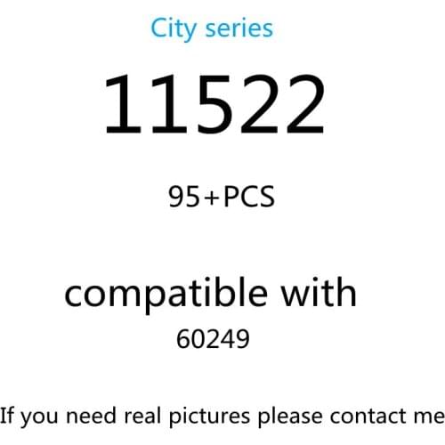 95PCS 11522 Building Block Toy City Series 60249 Assembled Building Blocks Childrens Toy Gifts