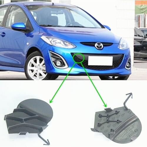 Car accessories front bumper towing hook cover DS64-50-A11 for Mazda 2 2013 2014 2015 2016