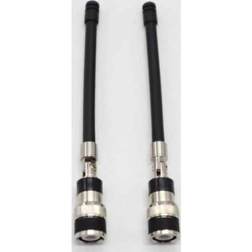2PCS BNC UHF Microphone Antenna For Shure PGX24 SLX24 PG58 SM58 BETA58 Series Wireless Mic Frequency 400-900MHz