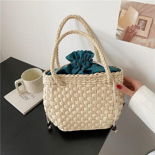 Brand Designer Weave Womens Handbag Casual Crossbody Bag Small Square Tote