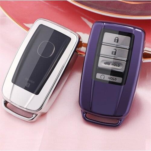 TPU Car Remote Key Case Cover Durable for Acura CDX TLX RLX RDX MDX ILX Waterproof Key Protection Fob Shell