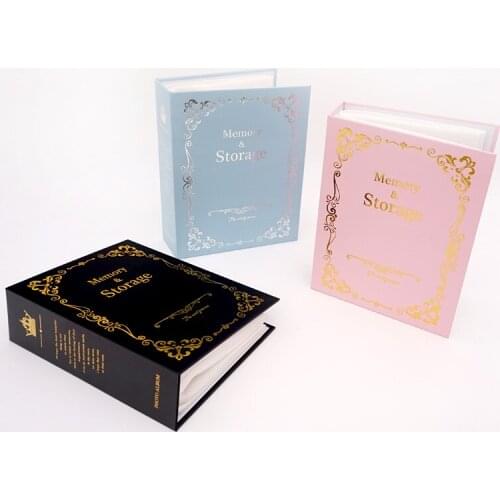 Wedding Party Baby Shower Black ,Pink ,Sky Blue Cover Scrapbooking Wedding Photo Journal Birthday Ablum For Kids Children