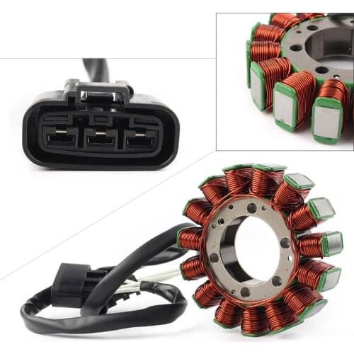 DC 12V 3-Pins Motorcycle Copper Magneto Engine Generator Stator Coil 3 Wires For Yamaha YZF-R1 YZFR1 2009-2011 2012 2013 2014