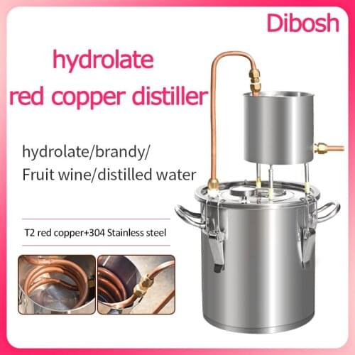 12L/20L/33L/50L Home Alcohol Moonshine red copper distiller Making Vodka Water Distiller Bar Party Brewing Equipment distiller