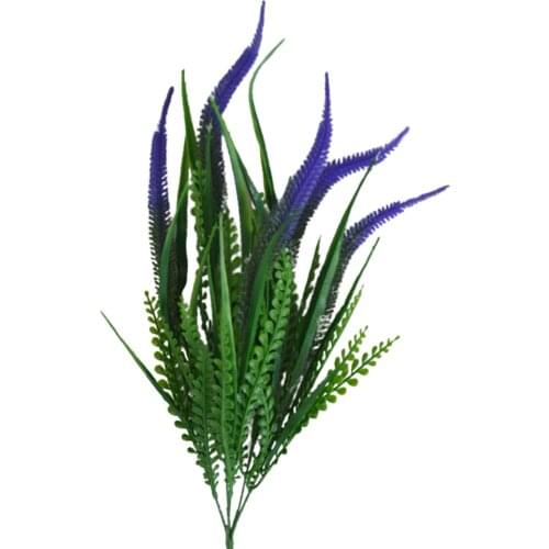 Artificial Flower Faux Fake Flowers Greenery Outdoor Plants Bushes European-style Setaria Decoration
