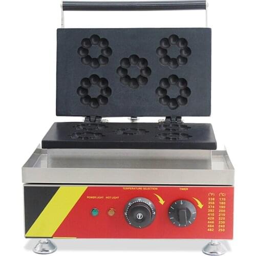 NP540 Waffle machine stainless steel 110v Commercial wave doughnut machine Plum blossom donut machine electric doughnut maker