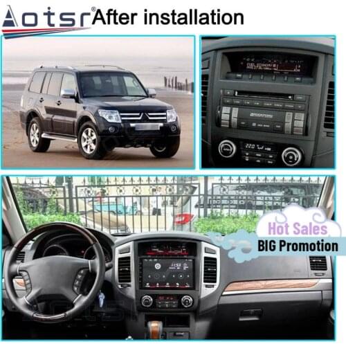 6+128G Carplay Multimedia Stereo Android 10 Player For Mitsubishi Pajero 2006 2007 2008 2009 2010 2011 GPS Navi Radio Head Unit