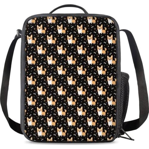 New Arrive Fashion Custom DIY Dog Pet Designed 3D Print Lunch Box Bags Customer DropShipping