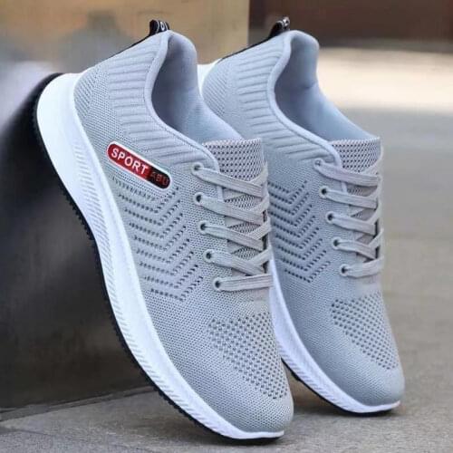 New Korean Casual Sneakers Comfortable Mesh Running Shoe Sports Anti-Slip Lightweight Mens Shoes Trendy All-Match Shoes
