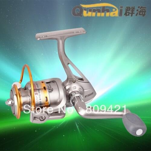 Whole Sale 20pcs/lot 2013 New 6 BB High Power Gear Spinning Aluminum Fishing Reel ST3000A