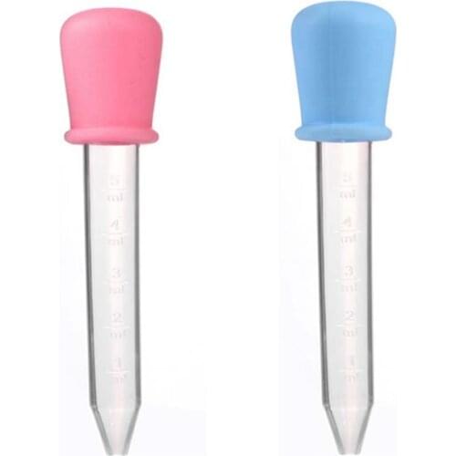 Baby Dropper Medicine Feeder Child Medicine Device Silicone Pipette Liquid Food Dropper Infant Utensils 5ML