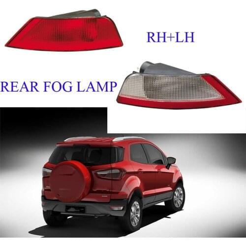 2Pcs/Pair Car Rear Bumper Fog Lamp Reverse Lights For Ford EcoSport 2013-2015
