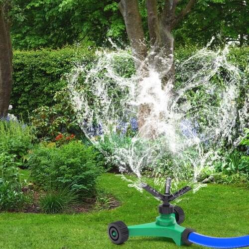 Adjustable Garden Lawn Sprinkler Three Head Garden Yard Irrigation System Sprayer Garden Lawn Water Saving Gardening Tools