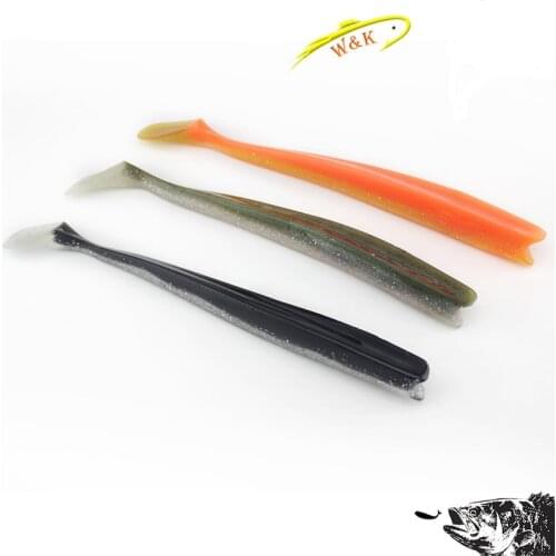 PVC Fishing Lure 22 cm JIGS Swimbaits Shad with Paddle Tail 3 pcs Soft Lure 8" Pike Fishing Bait Boat Fishing Lures