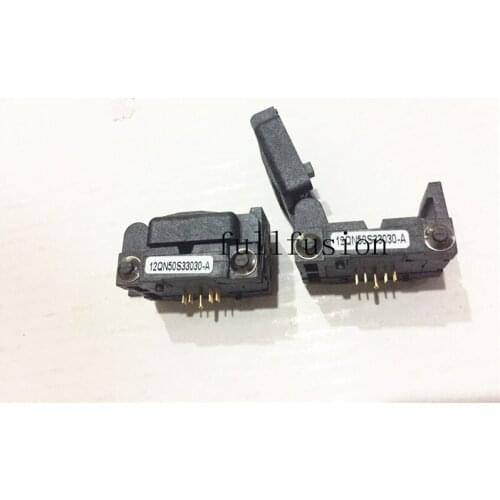 12QN50S33030 QFN12 IC Test Socket 0.5mm Pitch 3X3mm Burn in socket