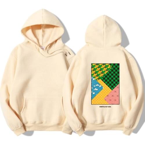 Kimetsu No Yaiba Hoodies New Women Anime Kawaii Graphic Casual Hooded Female Zenitsu Agatsuma Hoodie Unisex Demon Slayer Hoody