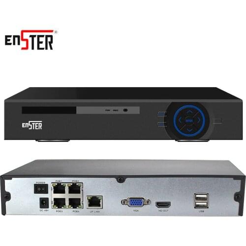 Enster 48V 4CH 8CH 1080P POE NVR DVR CCTV System kit XMEYE p2p network Video recorder