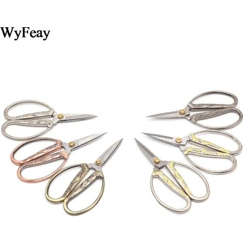 Vintage Scissors Embroidery and Sewing Scissors Retro Zakka Dressmaker Shears Scissors Fabric Needlework Tools Tailor Scissors