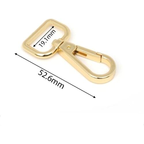 10/20 PCS gold metal Bag Clasps Lobster Swivel Trigger Clips Snap Hook Lanyard Swivel hook