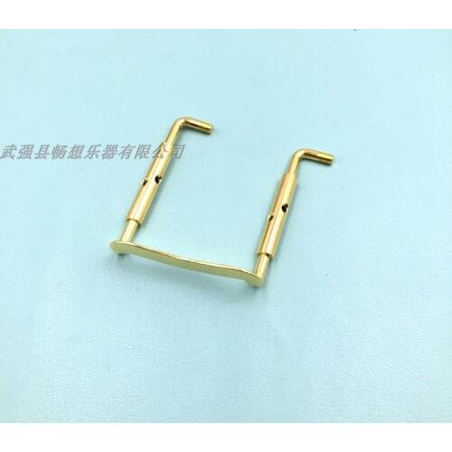 10pcs pretty golden 1/2 violin chin rest clamps,violin accessories,violin part