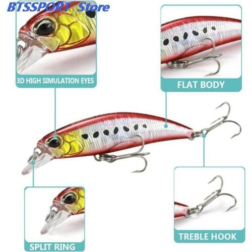 60mm 6.5g fishing lure Mini swimbait japan fishing tackle bass lures hard bait
