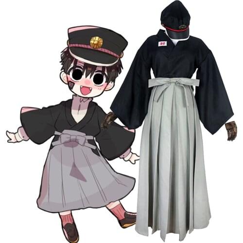 Anime Jibaku Shounen Hanako kun Yugi Tsukasa Cosplay Costume Toilet bound Hanako kun Kimono Uniforms Halloween Party Costume