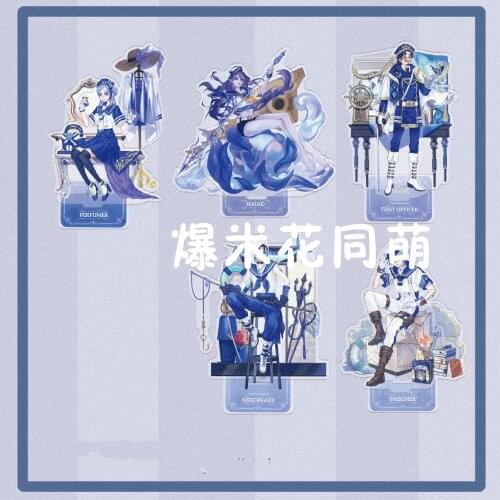 Game Identity V Naib Subedar Mercenary Keychain Anime Cosplay Acrylic Stand Figure Charm Desk Model Decor Xmas Keyring Toy Gifts