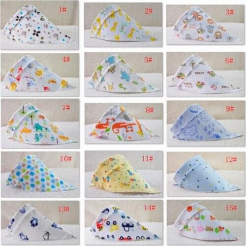 Brand Baby Bibs 5pcs Kids turban Head Cloth Burp Cloths baby towel babador bandanas Cotton Scarf