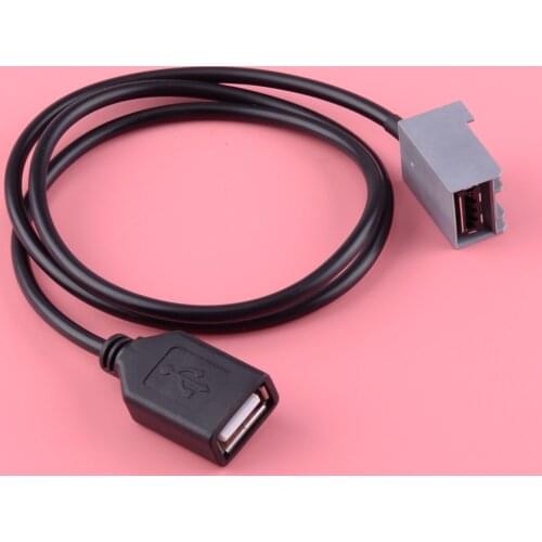 CITALL Car Auto USB Female Cable Adaptor AUX Port Fit For Honda Civic Jazz CR-V Accord Odyssey 2009 2010 2011 2012 2013