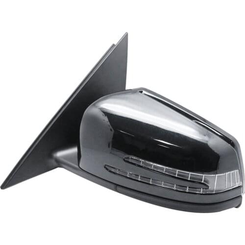 For 2011-2014 Mercedes Benz W204 C-Calss C200 C250 C300 C350 C63 Side Door Power Rear View Mirror Assembly Black
