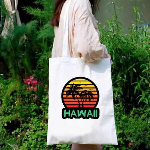 Aloha Hawaiian Girls T Shirts Harajuku Beach Palm Tree Women Sexy Tops Vintage Girls Sunset Vintage Tops Summer