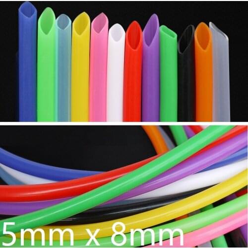 5x8 Silicone Tube ID 5mm OD 8mm Flexible Rubber Hose Thickness 1.5mm Fo Grade Soft Milk Beer Drink Pipe Water Connector