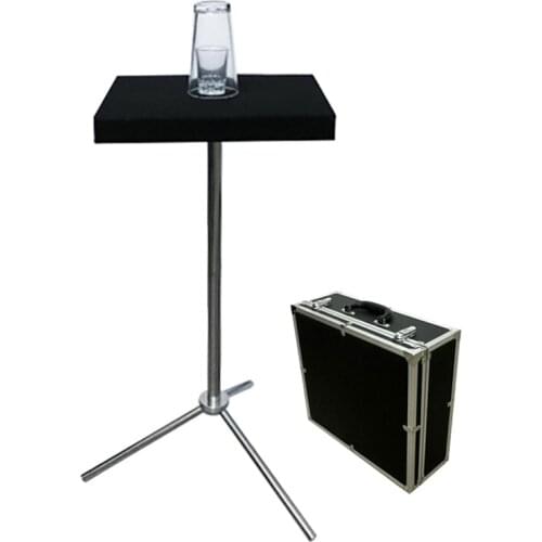 Coins and Rings in Glass -Table (Remote) Magic Tricks Professional Magician Stage Gimmick Prop Accessory Illusions Appear Magia