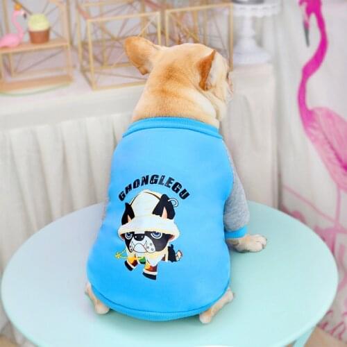 New Pet Clothes Dog Coat Jacket Warm Winter French Bulldog Dog For Small Dogs Classic Pet Dog Clothes Outfit Pugs Pet Clothes