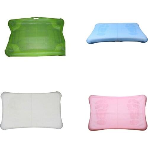 For Wii Fit Balance Board Pink Silicone Skin Case Lightweight Sleeve Silicone Protector Cover