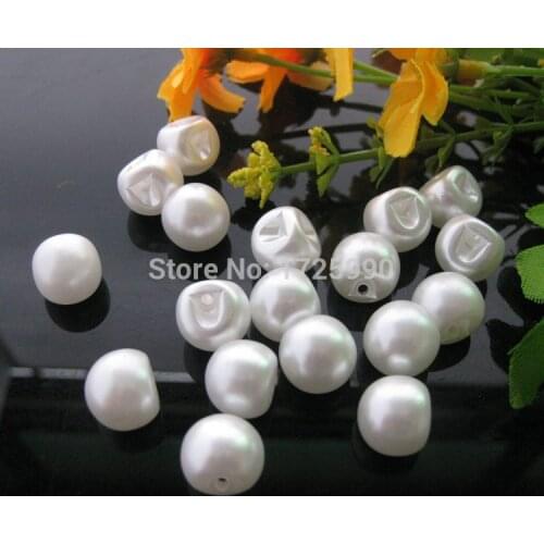 Sewing supplies 200pcs 10mm side holes pearl buttons for sewing scrapbook accessories women shirt buttons diy decor accessories
