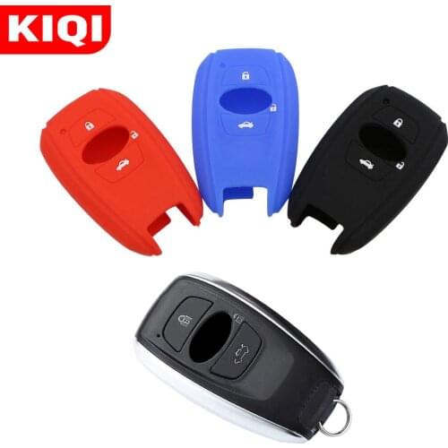 Silicone Car Key Fob Case Cover Skin for Subaru Legacy Impreza Forester Xv Trezia BRZ Wrx Levorg Outback Keyless Entry Protector
