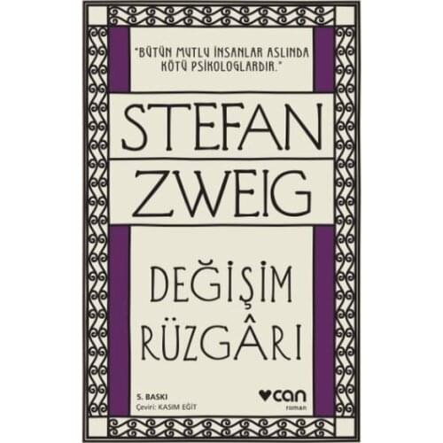 Change Wind Stefan Zweig Can Publications World Classics Series (TURKISH)