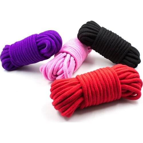 5M/10M Bondage Sex Toys Polyester Cotton Rope Erotic Fetish Adult Games Sex Rope Cord For Women