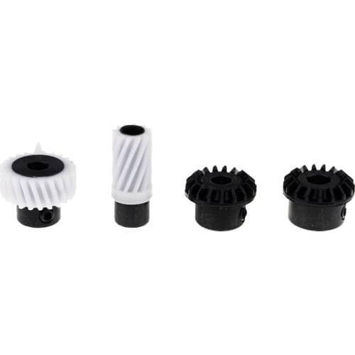 4Pcs/set Plastic&Metal Sewing Machine Rotating Hook Bevel Gear For Singer Sewing Machine 502 507 509 518 522 Accessories