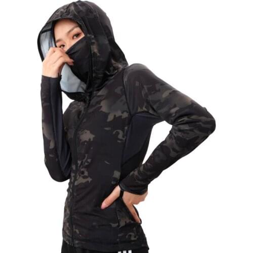 Women Military uniform Hoodie Spring Quick dry Jacket